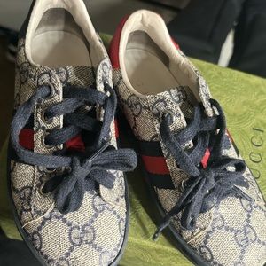 Gucci boy Toddler Shoes size 27 (10t) AUTHENTIC